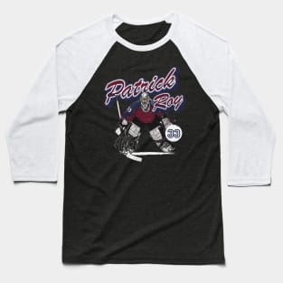 Patrick Roy Colorado Retro Script Baseball T-Shirt